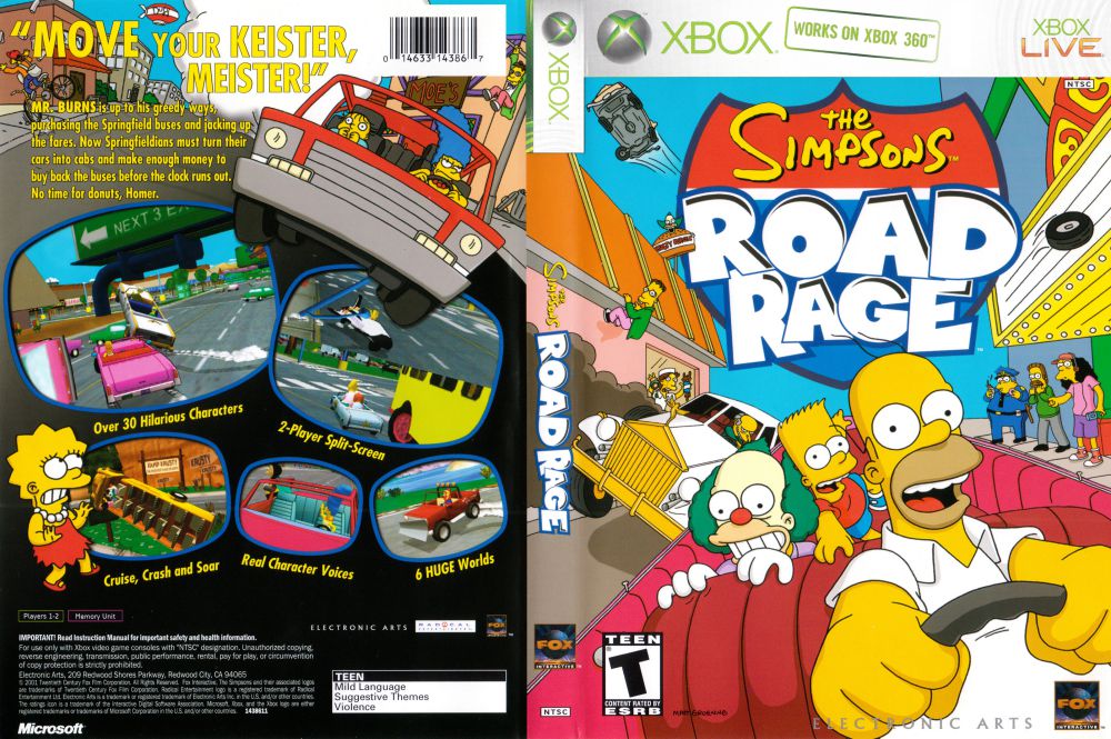Simpsons Road Rage Xbox Review